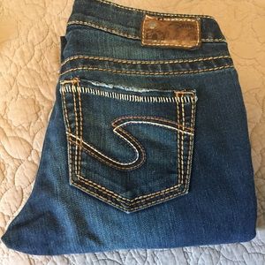 Silver Denim Jeans